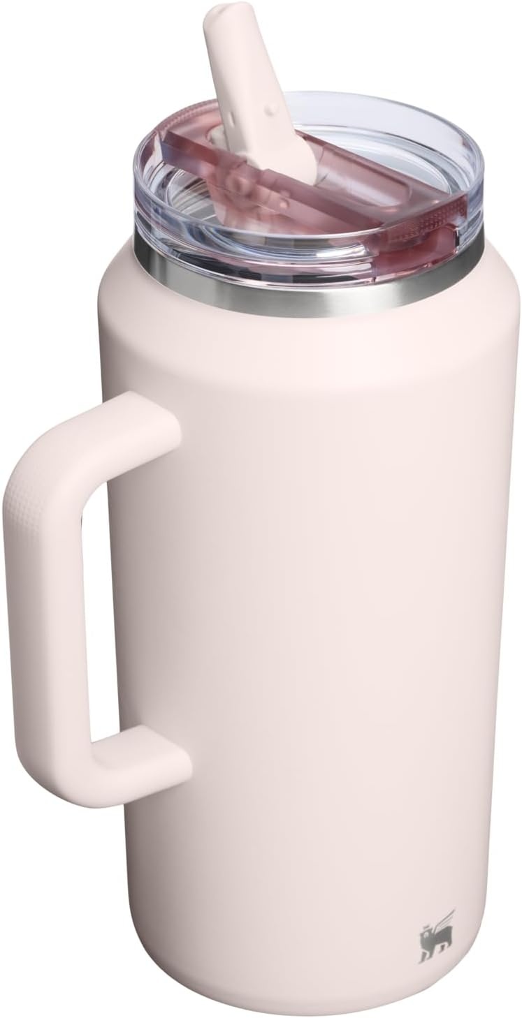 image:imageSTANLEY Quencher ProTour Flipstraw Tumbler 40 oz Pacific HypergripRose Quartz