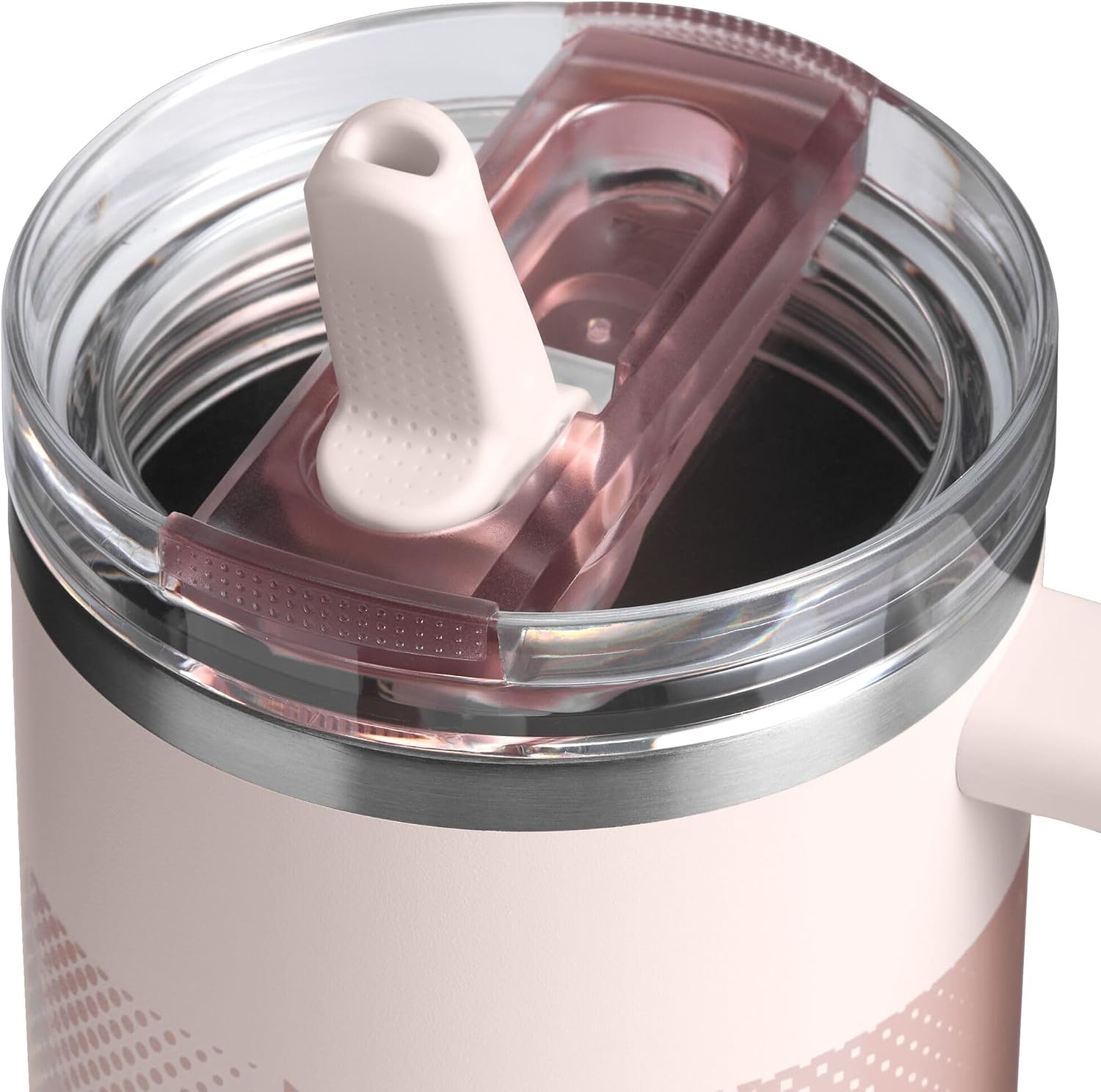 image:imageSTANLEY Quencher ProTour Flipstraw Tumbler 40 oz Pacific HypergripRose Quartz Fade