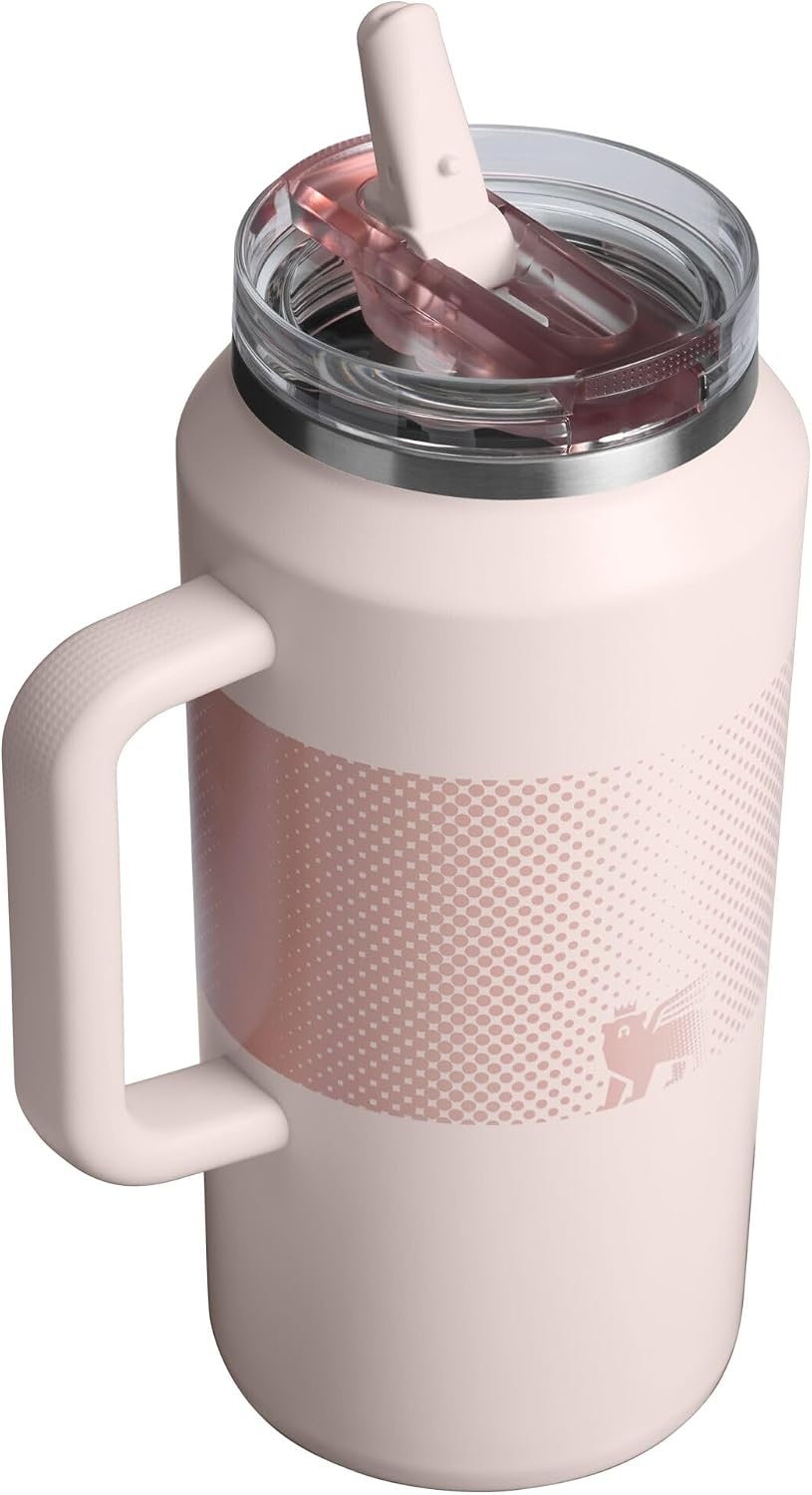 image:imageSTANLEY Quencher ProTour Flipstraw Tumbler 40 oz Pacific HypergripRose Quartz Fade