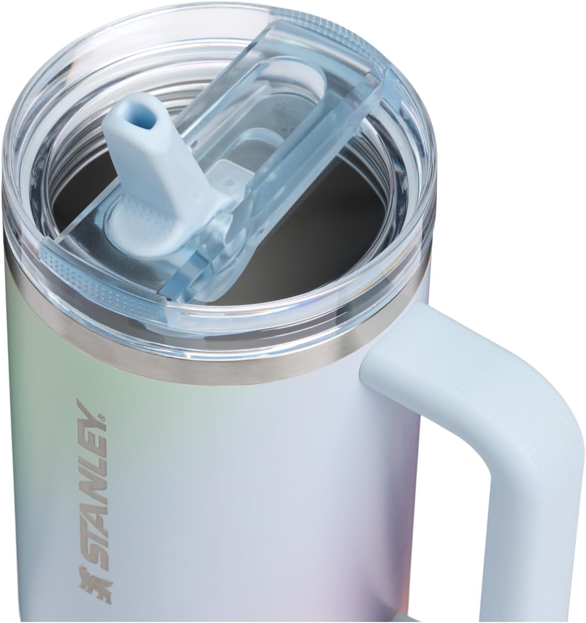 image:imageSTANLEY Quencher ProTour Flipstraw Tumbler 40 oz Pacific HypergripSunrise Spiral