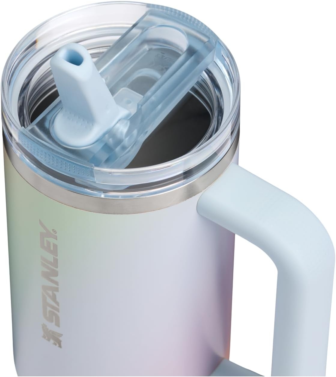 image:imageSTANLEY Quencher ProTour Flipstraw Tumbler 40 oz Pacific HypergripSunrise Spiral