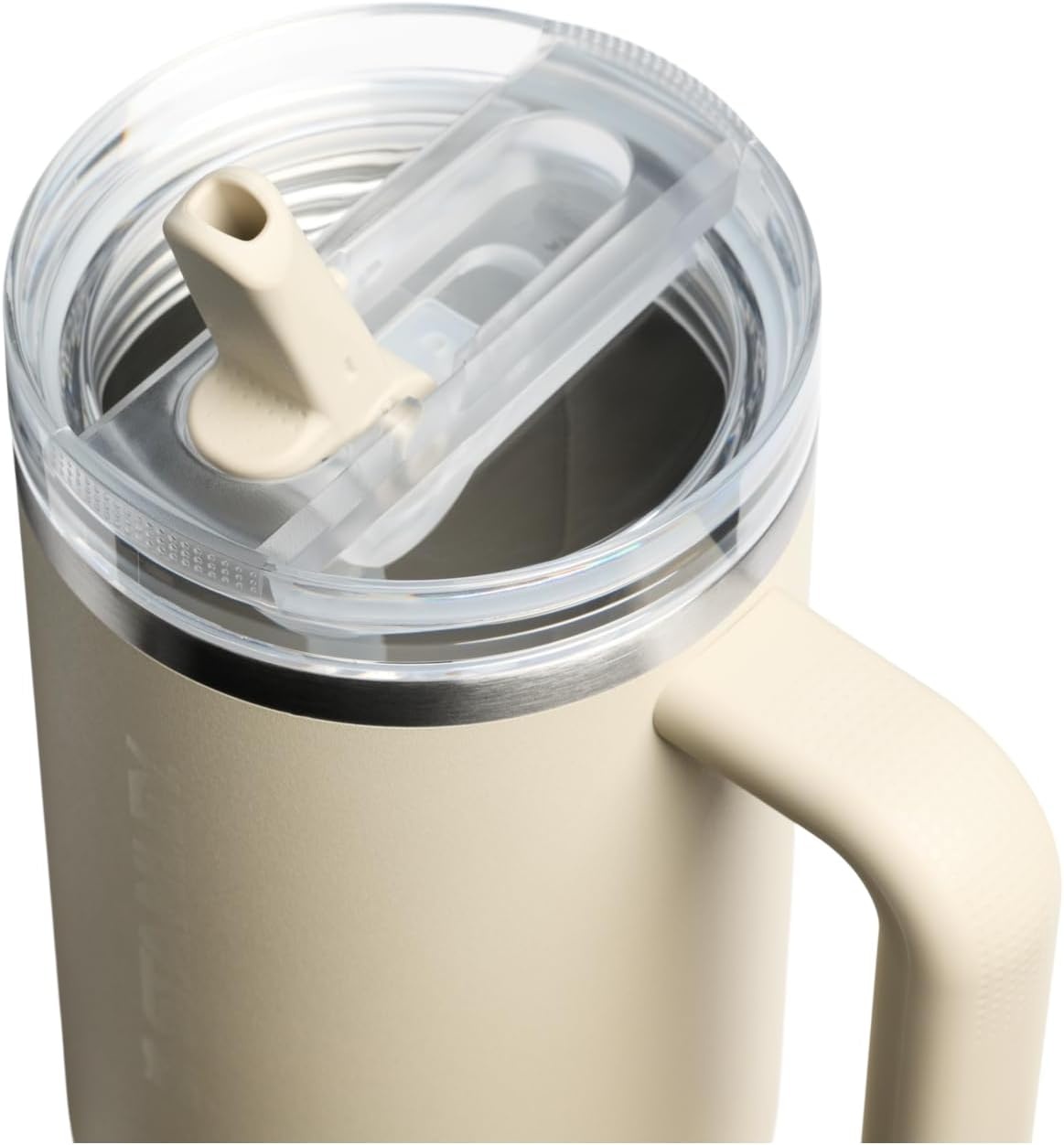 image:imageSTANLEY Quencher ProTour Flipstraw Tumbler 40 oz Pacific HypergripToasted Almond