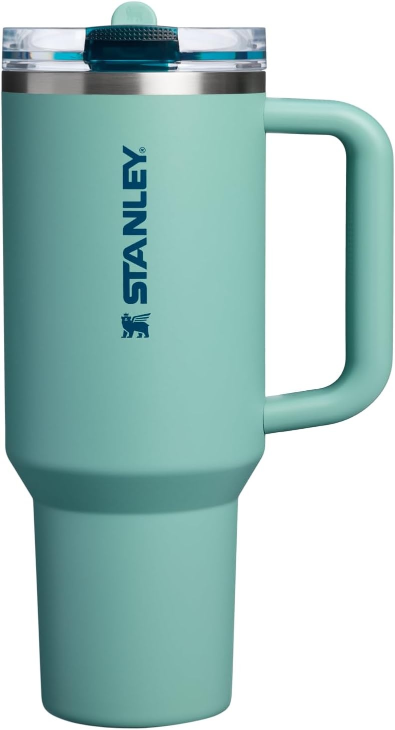 image:imageSTANLEY Quencher ProTour Flipstraw Tumbler 40 oz Pacific HypergripVerde primavera