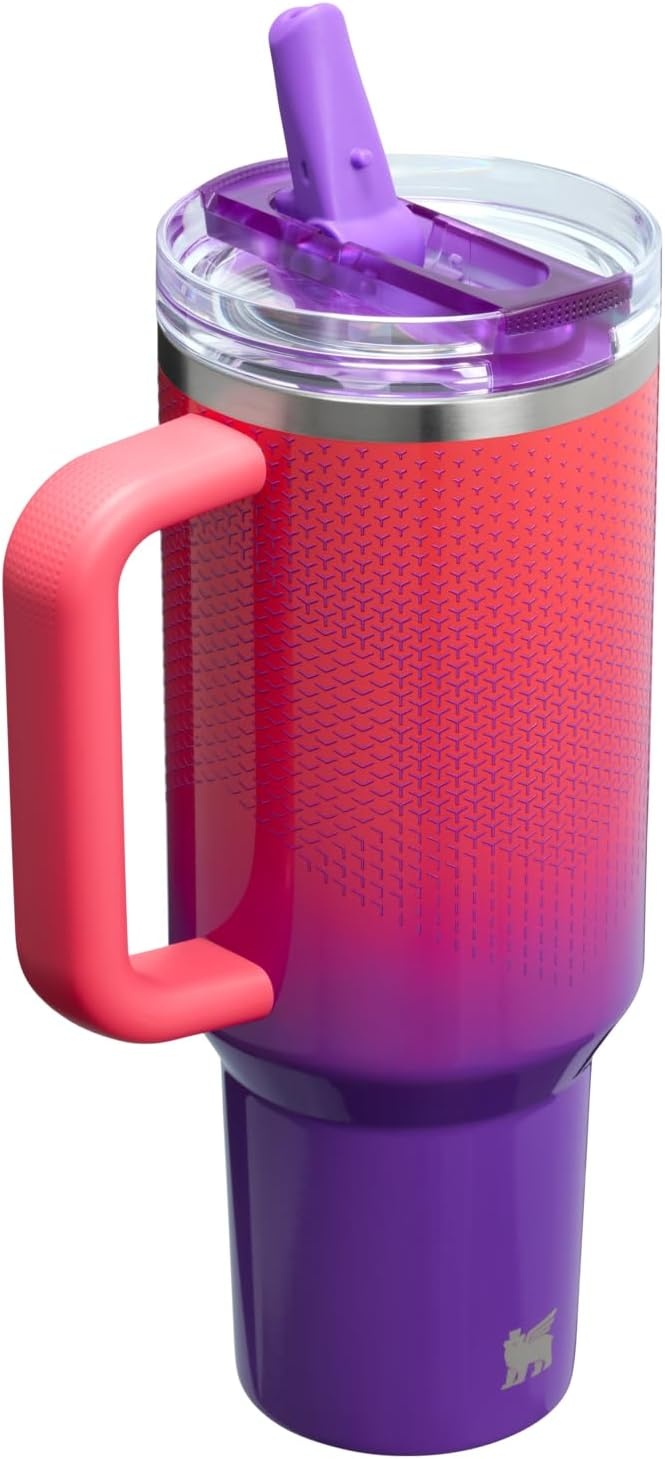image:imageSTANLEY Quencher ProTour Flipstraw Tumbler 40 oz Pacific HypergripVermilion Hypergrip