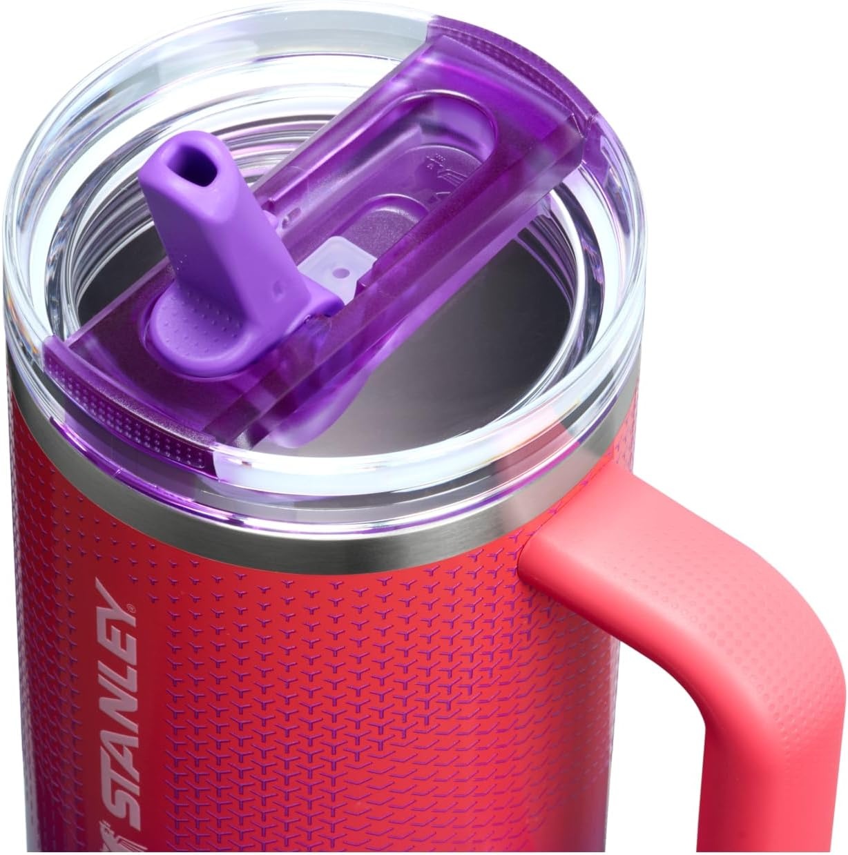 image:imageSTANLEY Quencher ProTour Flipstraw Tumbler 40 oz Pacific HypergripVermilion Hypergrip
