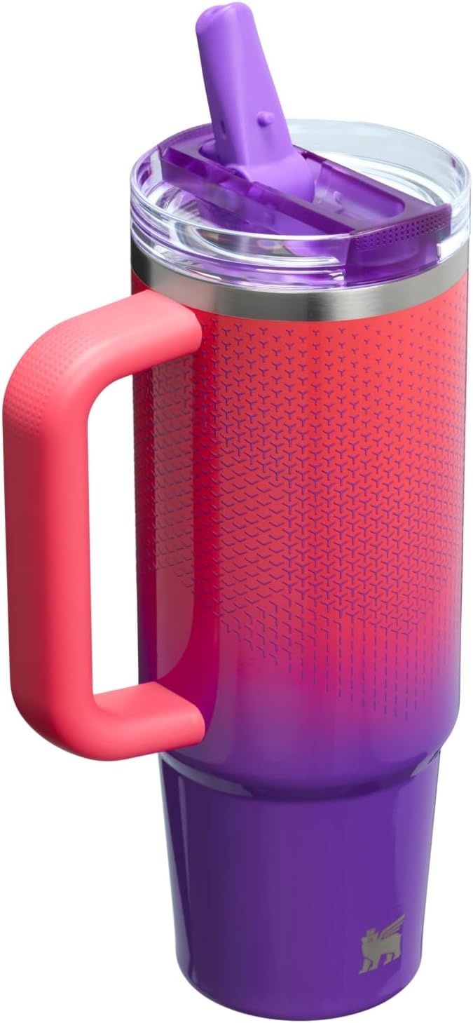image:imageSTANLEY Quencher ProTour Flipstraw Tumbler 40 oz Pacific HypergripVermilion Hypergrip