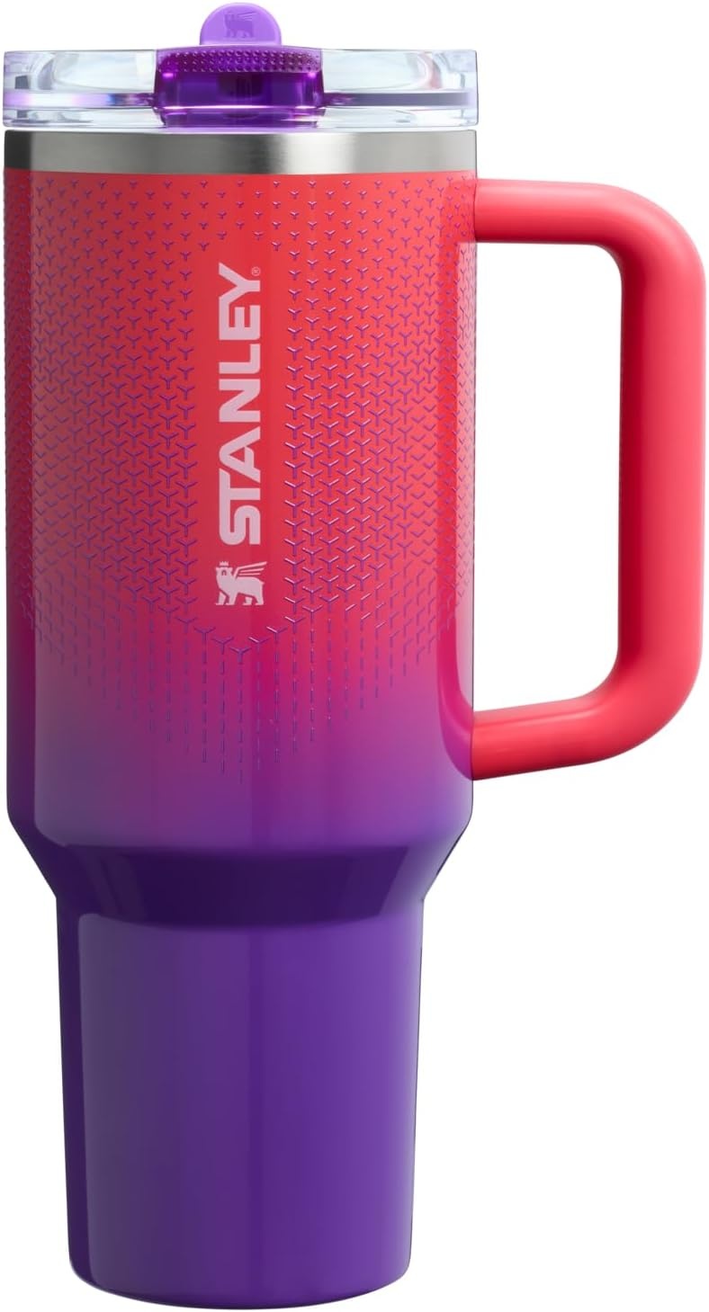 image:imageSTANLEY Quencher ProTour Flipstraw Tumbler 40 oz Pacific HypergripVermilion Hypergrip