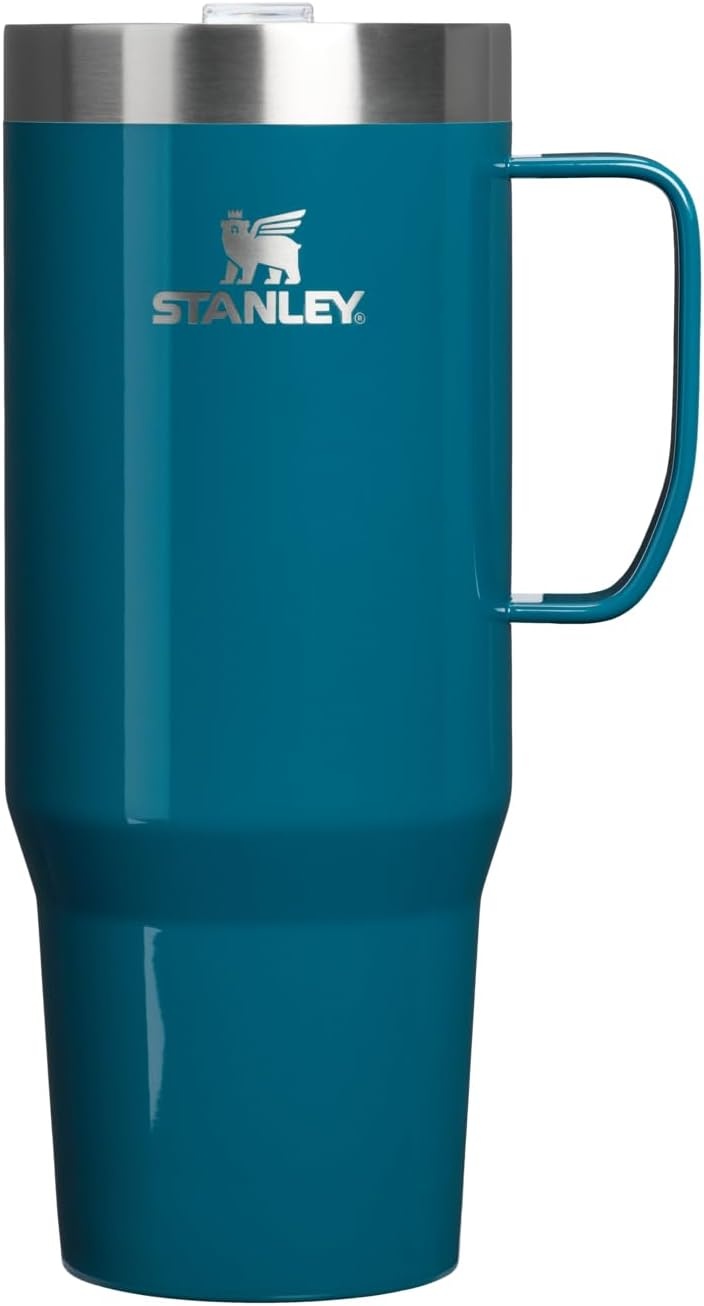 image:imageSTANLEY The Everyday Suburban Mug 16 oz Drink Through Lid Cup for Coffee Tea and Drinks Insulated Stainless Steel Coffee Mug BPAFree Blue Dream GlossCoastal Teal Gloss
