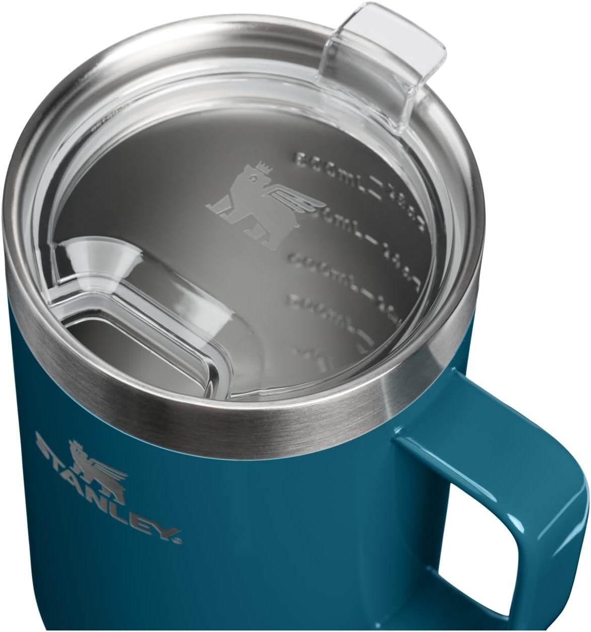 image:imageSTANLEY The Everyday Suburban Mug 16 oz Drink Through Lid Cup for Coffee Tea and Drinks Insulated Stainless Steel Coffee Mug BPAFree Blue Dream GlossCoastal Teal Gloss