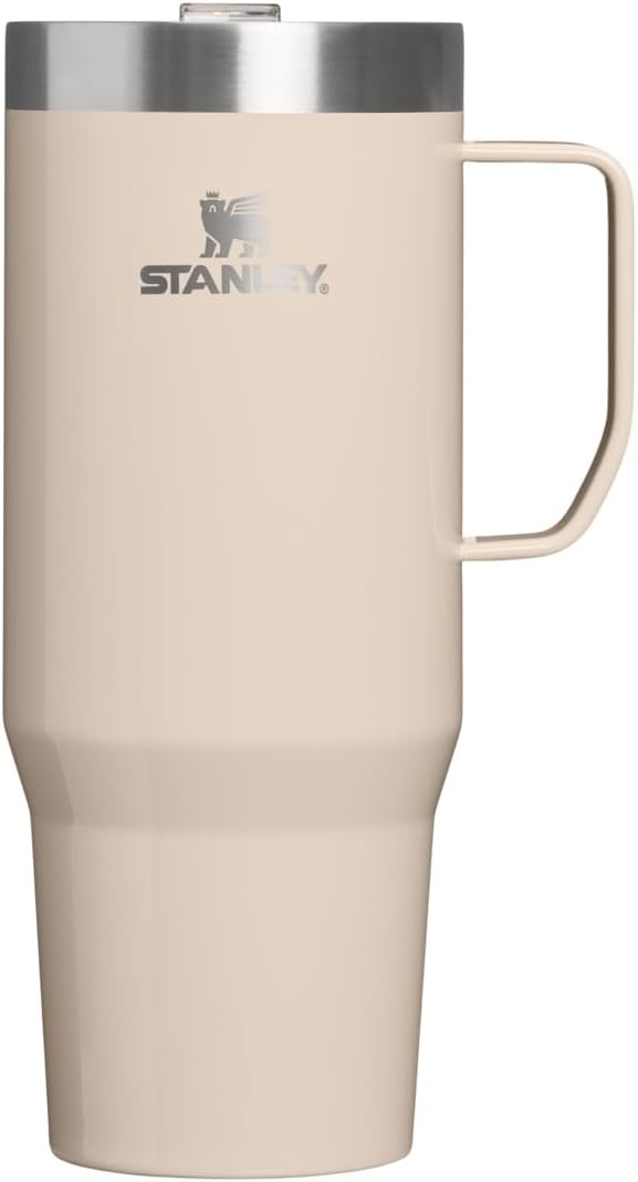 image:imageSTANLEY The Everyday Suburban Mug 16 oz Drink Through Lid Cup for Coffee Tea and Drinks Insulated Stainless Steel Coffee Mug BPAFree Blue Dream GlossChampagne Gloss
