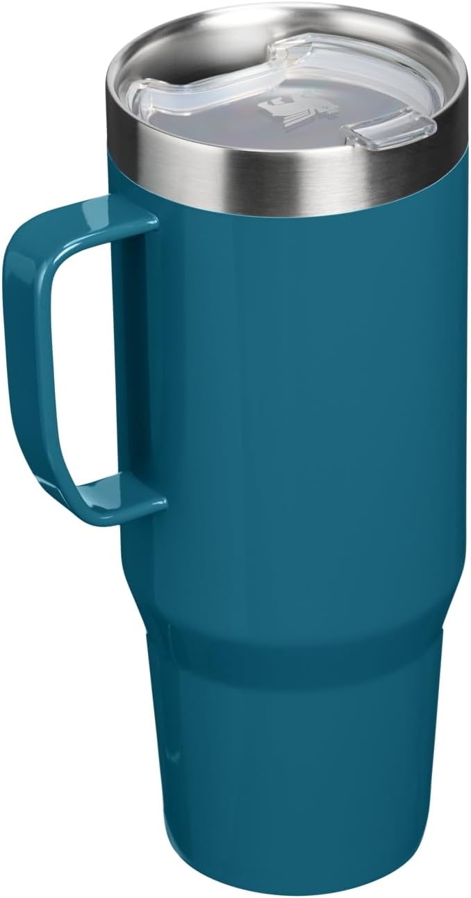 image:imageSTANLEY The Everyday Suburban Mug 16 oz Drink Through Lid Cup for Coffee Tea and Drinks Insulated Stainless Steel Coffee Mug BPAFree Blue Dream GlossCoastal Teal Gloss