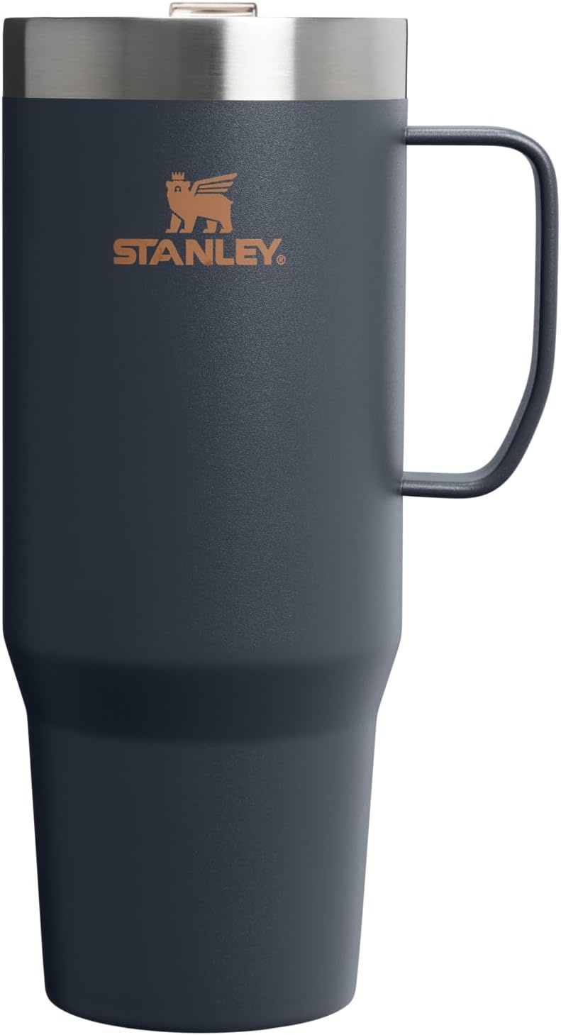 image:imageSTANLEY The Everyday Suburban Mug 16 oz Drink Through Lid Cup for Coffee Tea and Drinks Insulated Stainless Steel Coffee Mug BPAFree Blue Dream GlossTwilight