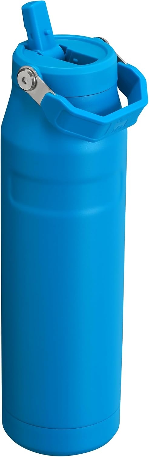 image:imageStanley 1913 Flip Straw Sports Water Bottle 07L Pacific HypergripAzure