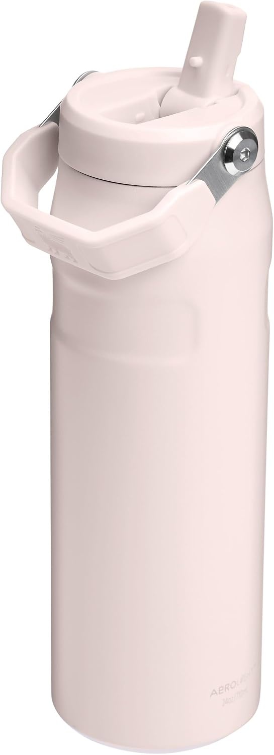 image:imageStanley 1913 Flip Straw Sports Water Bottle 07L Pacific HypergripRose Quartz