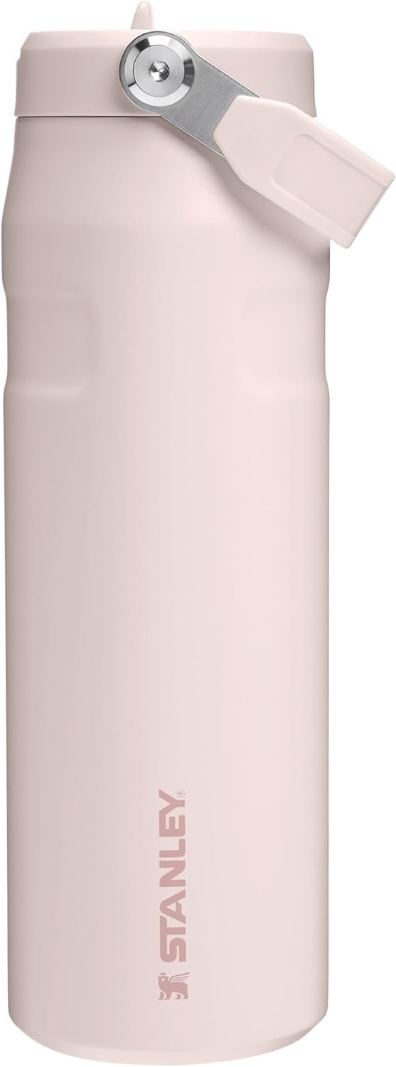 image:imageStanley 1913 Flip Straw Sports Water Bottle 07L Pacific HypergripRose Quartz