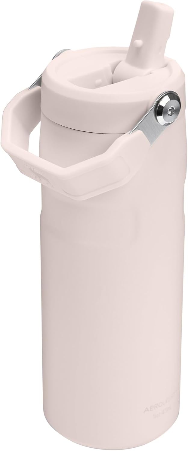 image:imageStanley 1913 Flip Straw Sports Water Bottle 07L Pacific HypergripRose Quartz