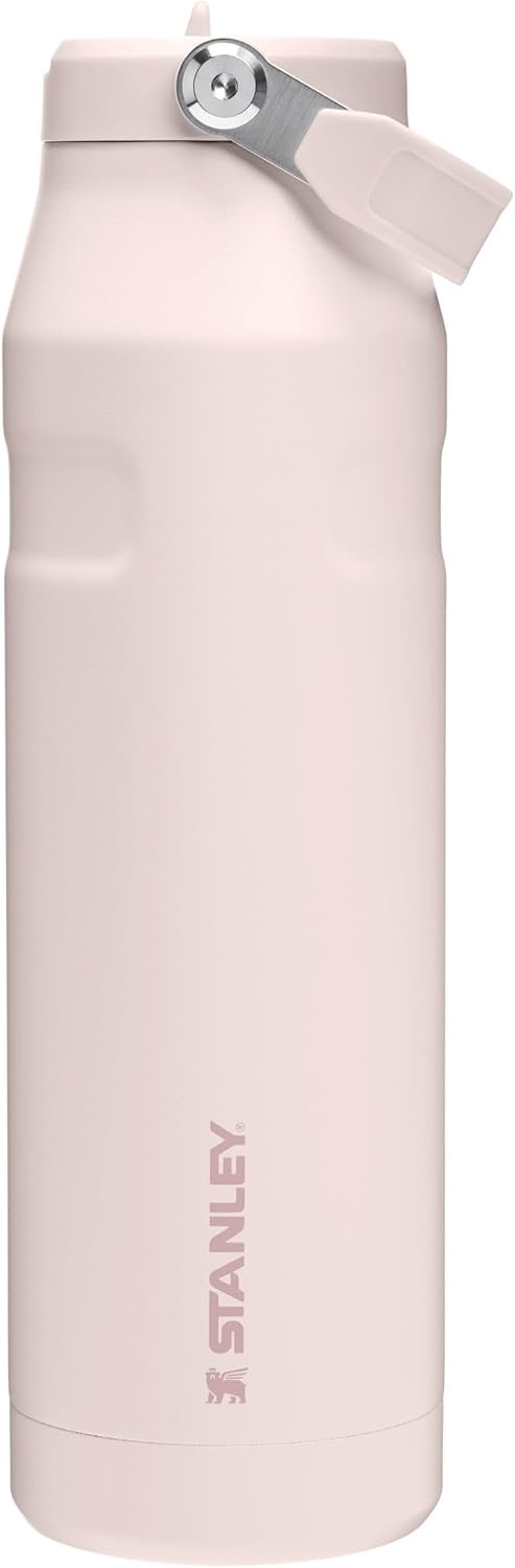 image:imageStanley 1913 Flip Straw Sports Water Bottle 07L Pacific HypergripRose Quartz