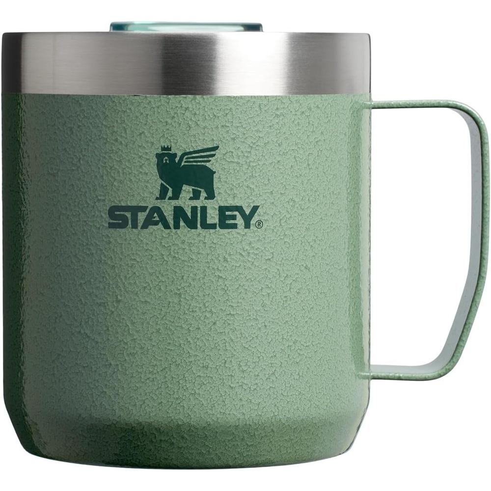 image:imageSTANLEY Everyday Camp Mug 24 oz  Drink Through Lid  Cup for Coffee Tea and Drinks  Insulated Stainless Steel Coffee Mug  BPAFree  CoffeeHammertone Green