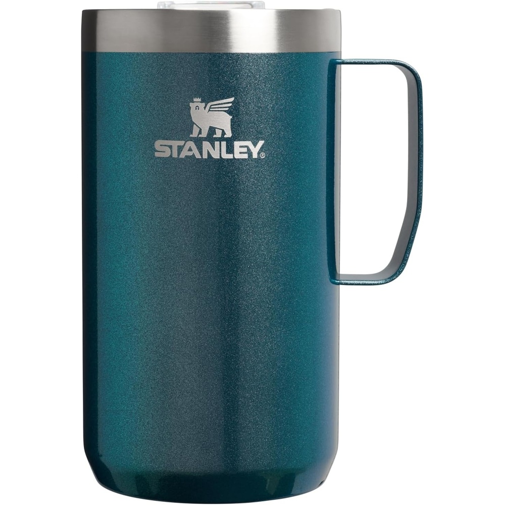 image:imageSTANLEY Everyday Camp Mug 24 oz Drink Through Lid Cup for Coffee Tea and Drinks Insulated Stainless Steel Coffee Mug BPAFree CoffeePonderosa Shimmer