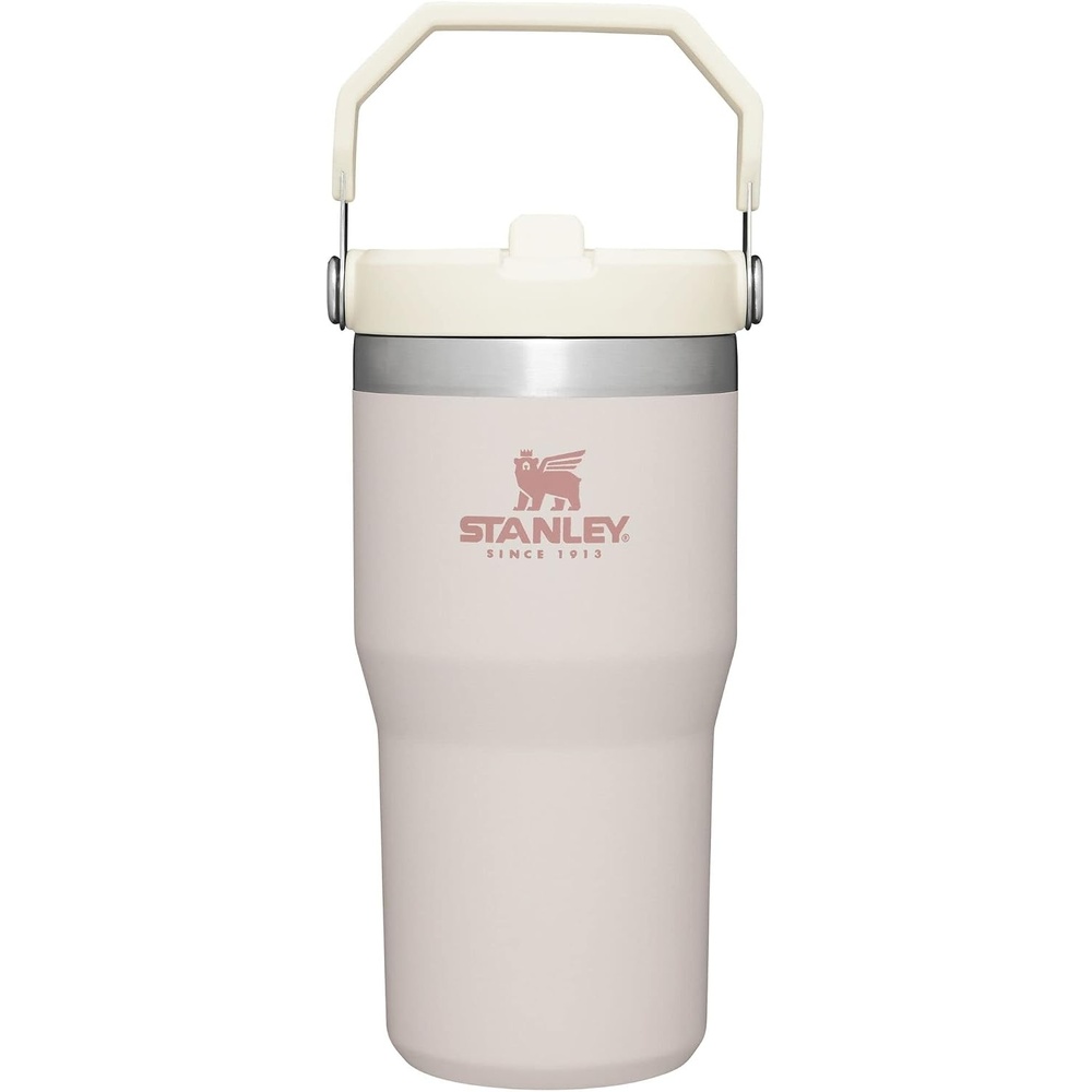 image:imageSTANLEY IceFlow 20 Flip Straw Tumbler 30 oz Champagne PlusRose Quartz