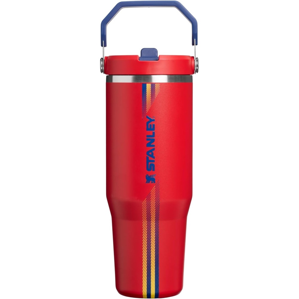 image:imageSTANLEY IceFlow 20 Flip Straw Tumbler 30 oz Champagne PlusTeam Red Dark Blue