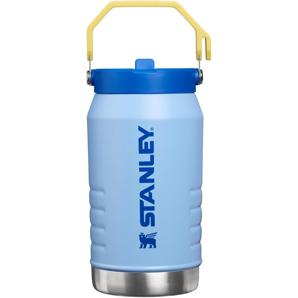 image:imageSTANLEY IceFlow Flip Straw 20 Jug 64 oz AshCornflower Admiral Blue