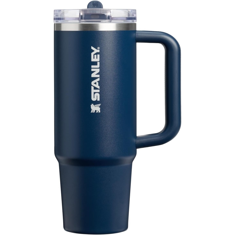 image:imageSTANLEY Quencher ProTour Flipstraw Tumbler 40 oz Pacific HypergripDark Navy