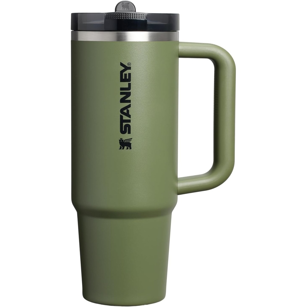 image:imageSTANLEY Quencher ProTour Flipstraw Tumbler 40 oz Pacific HypergripDried Pine VRT