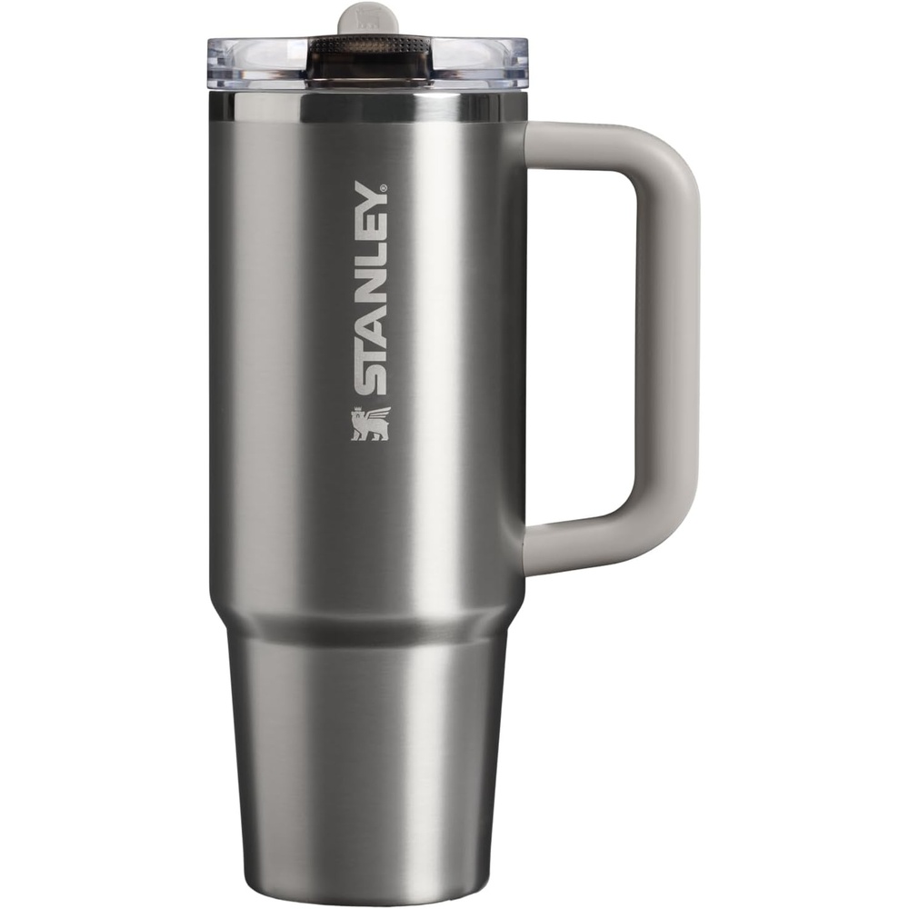 image:imageSTANLEY Quencher ProTour Flipstraw Tumbler 40 oz Pacific HypergripStainless Steel Ash