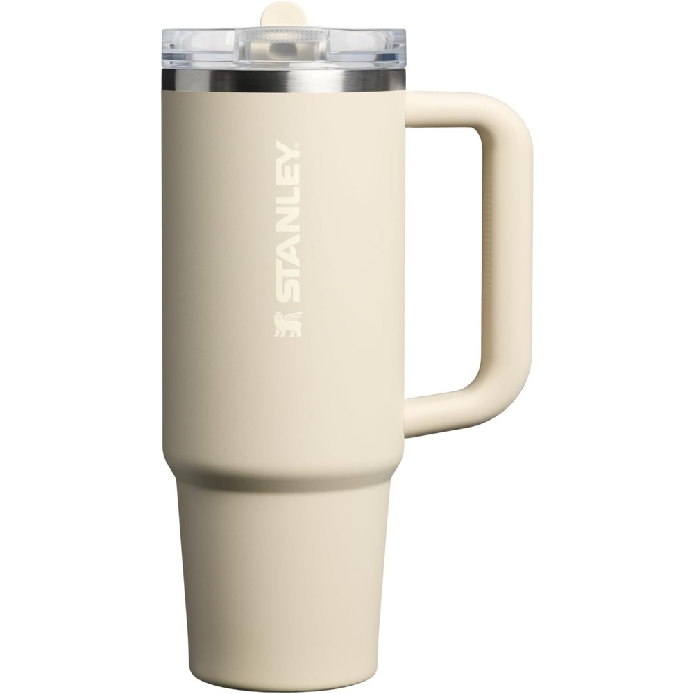 image:imageSTANLEY Quencher ProTour Flipstraw Tumbler 40 oz Pacific HypergripToasted Almond