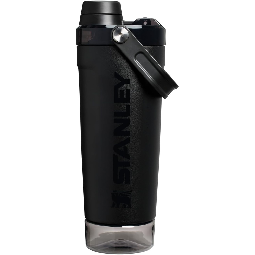 image:imageSTANLEY Vitalize Shaker Bottle 20 oz Pale Stone AtomicBlack