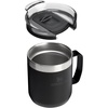 STANLEY Everyday Camp Mug 24 oz | Drink Through Lid | Cup for Coffee, Tea and Drinks | Insulated Stainless Steel Coffee Mug | BPA-Free | Coffee(Black 2.0)