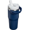 STANLEY IceFlow 2.0 Flip Straw Tumbler, 30 oz, Champagne Plus(Dark Navy)