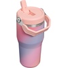 STANLEY IceFlow 2.0 Flip Straw Tumbler, 30 oz, Champagne Plus(Sunset Spiral)