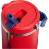 STANLEY IceFlow 2.0 Flip Straw Tumbler, 30 oz, Champagne Plus(Team Red Dark Blue)
