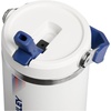 STANLEY IceFlow 2.0 Flip Straw Tumbler, 30 oz, Champagne Plus(Team White Dark Blue)