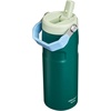 STANLEY IceFlow Flip Straw 2.0 Bottle, 24 oz, Blue Dream Gradient(Emerald Honeydew)