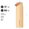 STANLEY IceFlow Flip Straw 2.0 Bottle, 24 oz, Blue Dream Gradient(Orange Sherbet)