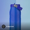 STANLEY IceFlow Flip Straw 2.0 Bottle, 24 oz, Blue Dream Gradient(Pacific Hypergrip)