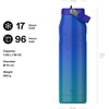 STANLEY IceFlow Flip Straw 2.0 Bottle, 24 oz, Blue Dream Gradient(Pacific Hypergrip)