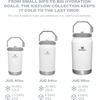 STANLEY IceFlow Flip Straw 2.0 Jug, 64 oz, Ash(Alpine)