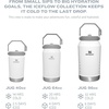 STANLEY IceFlow Flip Straw 2.0 Jug, 64 oz, Ash(Rose Quartz)
