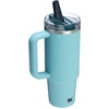 STANLEY Quencher ProTour Flipstraw Tumbler, 40 oz, Pacific Hypergrip(Agave)