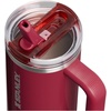 STANLEY Quencher ProTour Flipstraw Tumbler, 40 oz, Pacific Hypergrip(Cranberry Gloss)