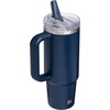 STANLEY Quencher ProTour Flipstraw Tumbler, 40 oz, Pacific Hypergrip(Dark Navy)