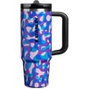 STANLEY Quencher ProTour Flipstraw Tumbler, 40 oz, Pacific Hypergrip(Multi Interfusion)