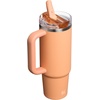 STANLEY Quencher ProTour Flipstraw Tumbler, 40 oz, Pacific Hypergrip(Oasis Apricot)