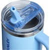 STANLEY Quencher ProTour Flipstraw Tumbler, 40 oz, Pacific Hypergrip(Oasis Cornflower Gloss)