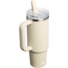 STANLEY Quencher ProTour Flipstraw Tumbler, 40 oz, Pacific Hypergrip(Toasted Almond)