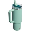STANLEY Quencher ProTour Flipstraw Tumbler, 40 oz, Pacific Hypergrip(Verde primavera)